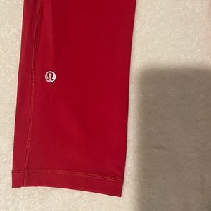 Lulu lemon red leggings